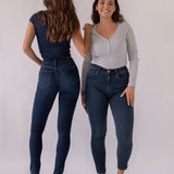 SKINNY TALL HIGH RISE - DARK BLUE
