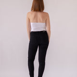 SKINNY MID RISE - BLACK