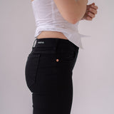 SKINNY MID RISE - BLACK