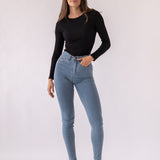 SKINNY TALL HIGH RISE - LIGHT BLUE