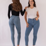SKINNY TALL HIGH RISE - LIGHT BLUE