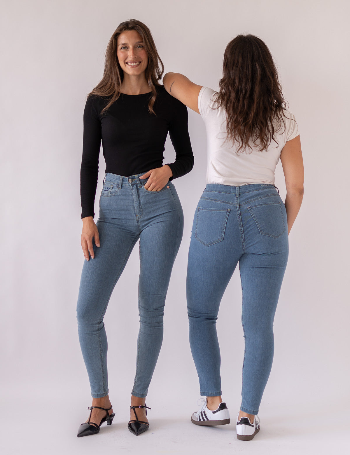SKINNY TALL HIGH RISE - LIGHT BLUE