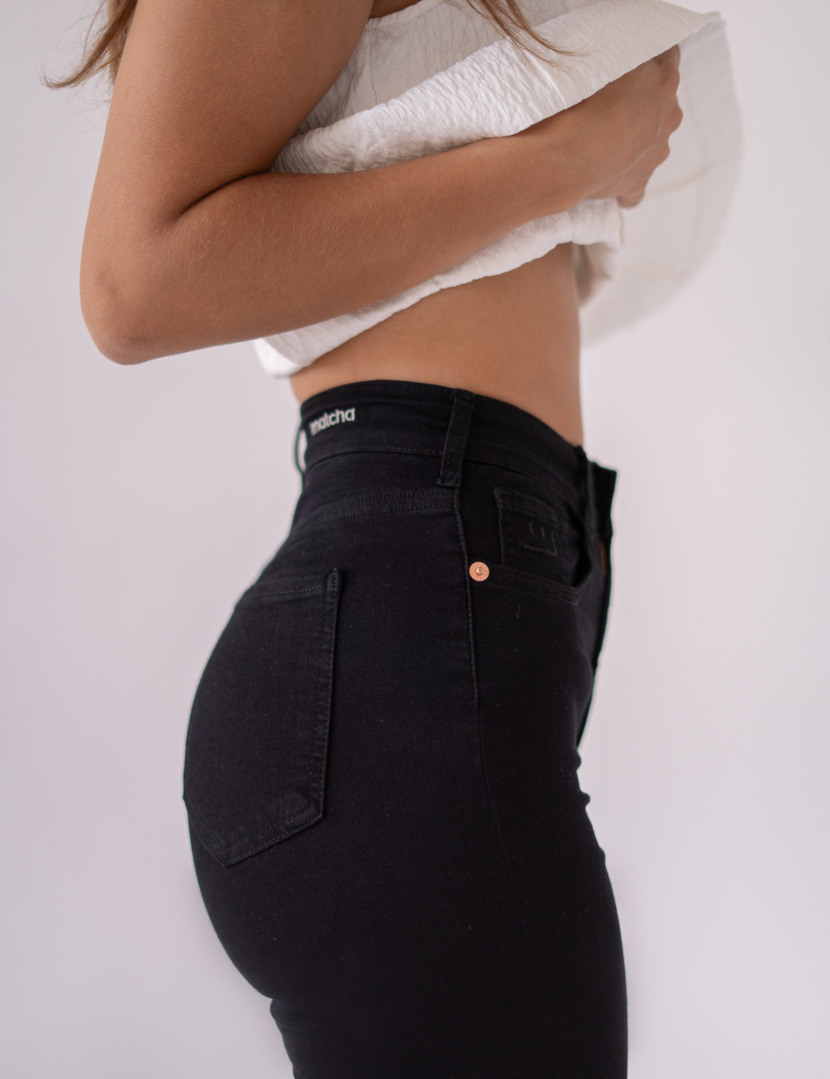 SKINNY TALL HIGH RISE - BLACK