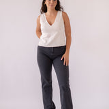 WIDELEG HIGH RISE - GREY