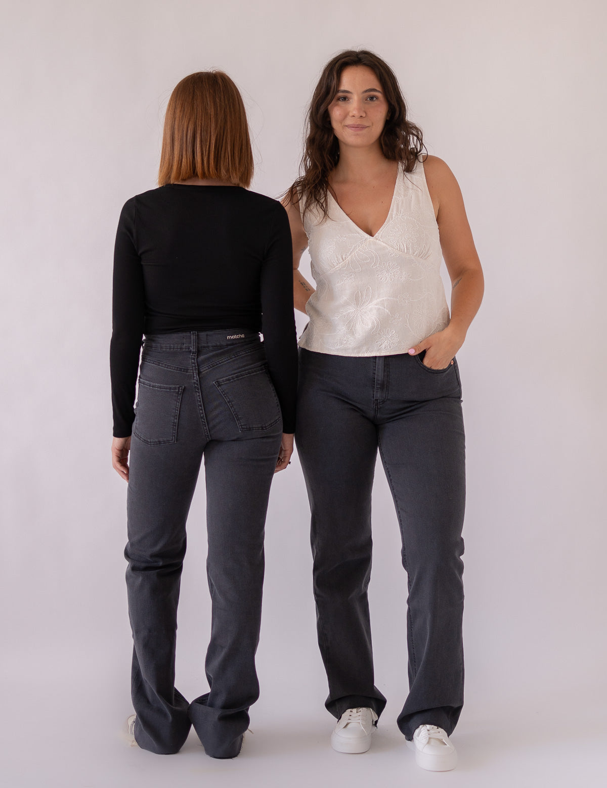 WIDELEG HIGH RISE - GREY