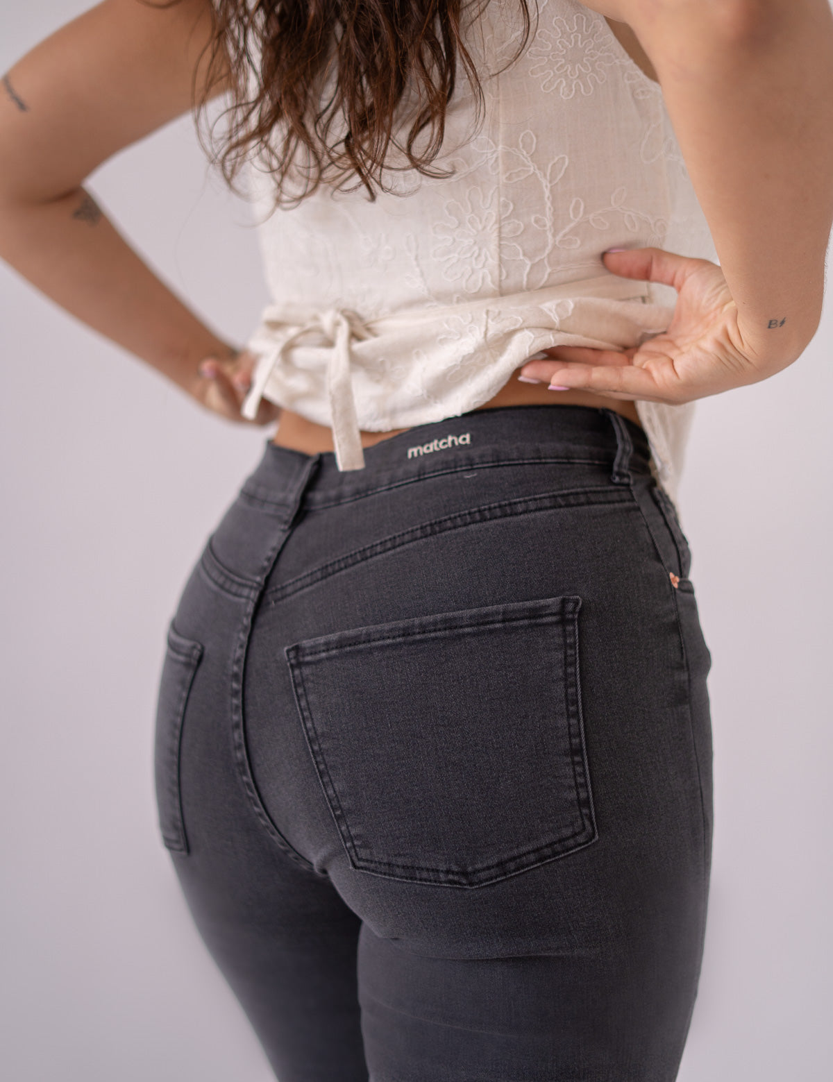 WIDELEG HIGH RISE - GREY
