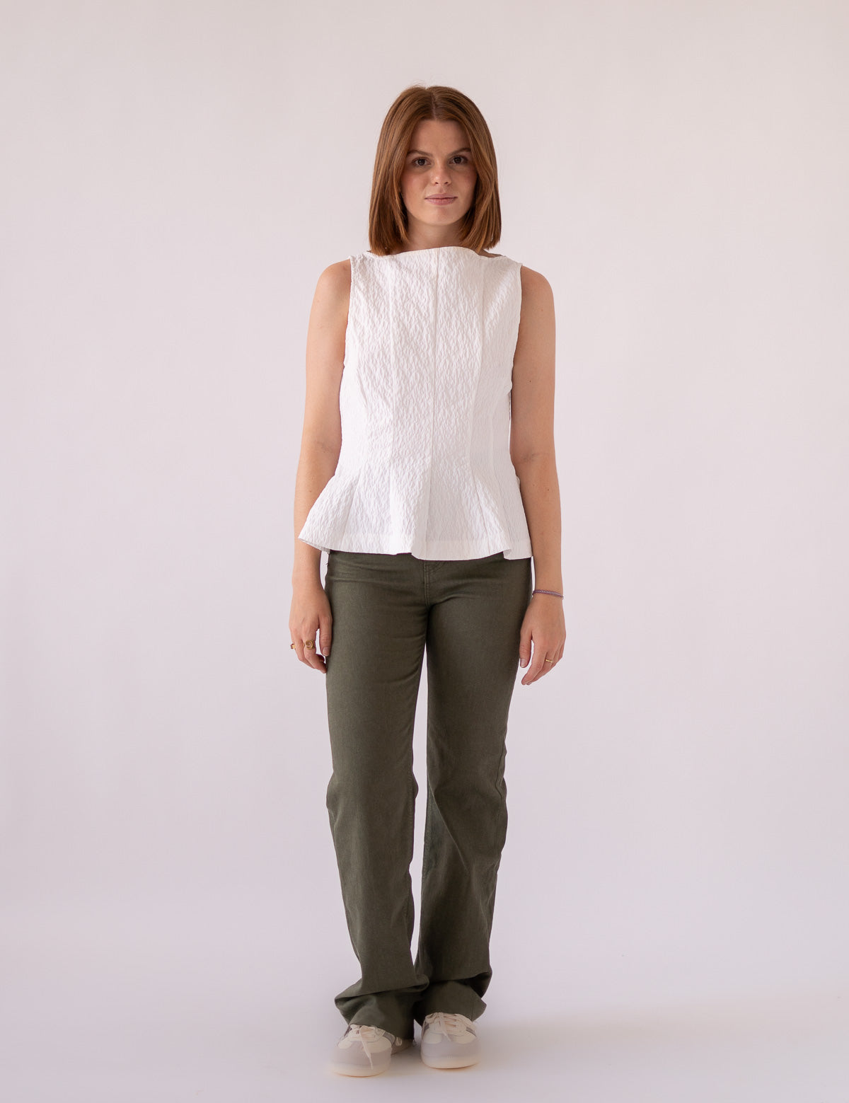 WIDELEG HIGH RISE - KHAKI