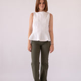 WIDELEG HIGH RISE - KHAKI