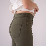 WIDELEG HIGH RISE - KHAKI