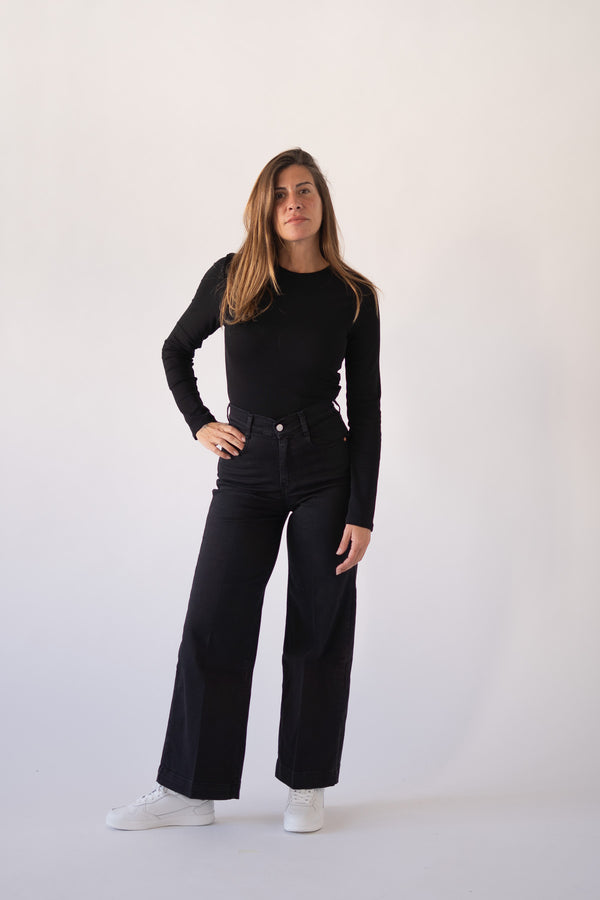 CULOTTE HIGH RISE - BLACK
