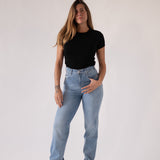 STRAIGHT HIGH RISE - LIGHT BLUE