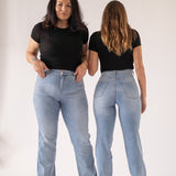 STRAIGHT HIGH RISE - LIGHT BLUE