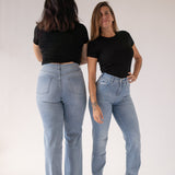 STRAIGHT HIGH RISE - LIGHT BLUE