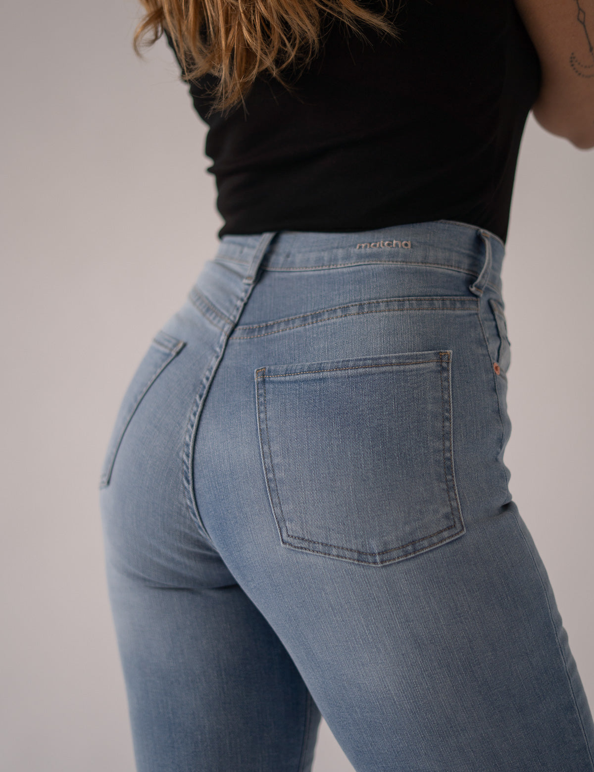 STRAIGHT HIGH RISE - LIGHT BLUE