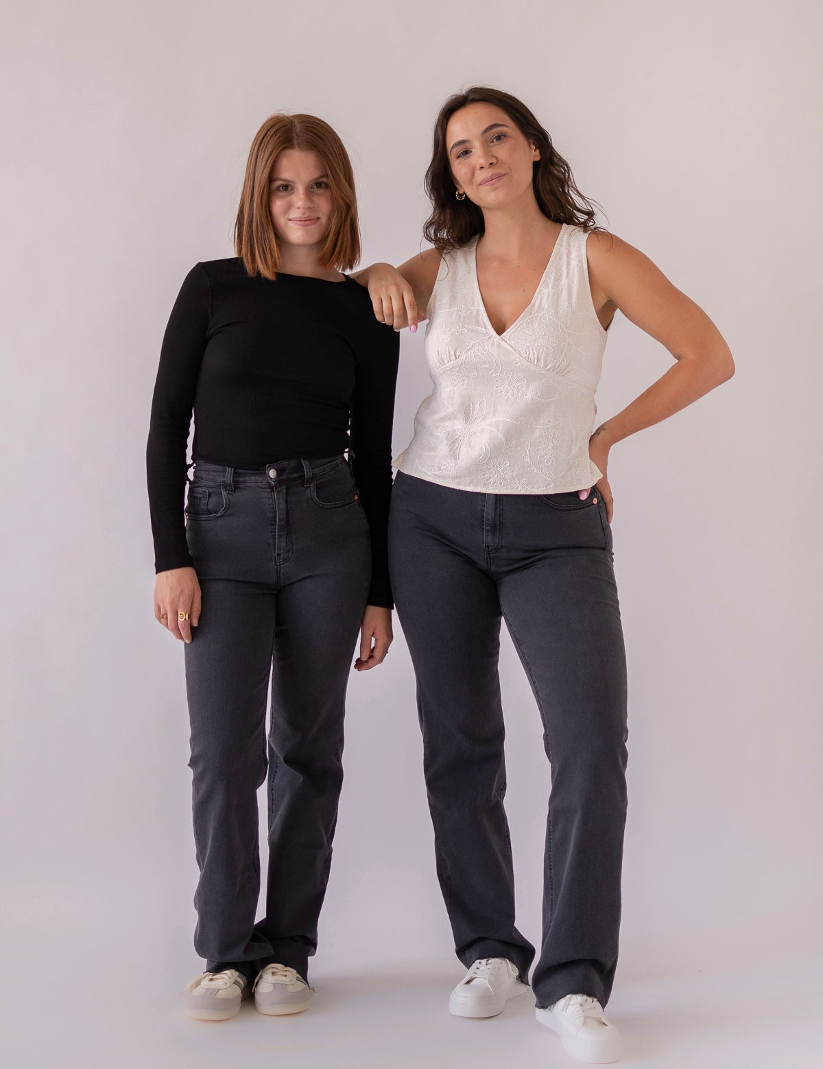 WIDELEG HIGH RISE - GREY