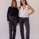 WIDELEG HIGH RISE - GREY