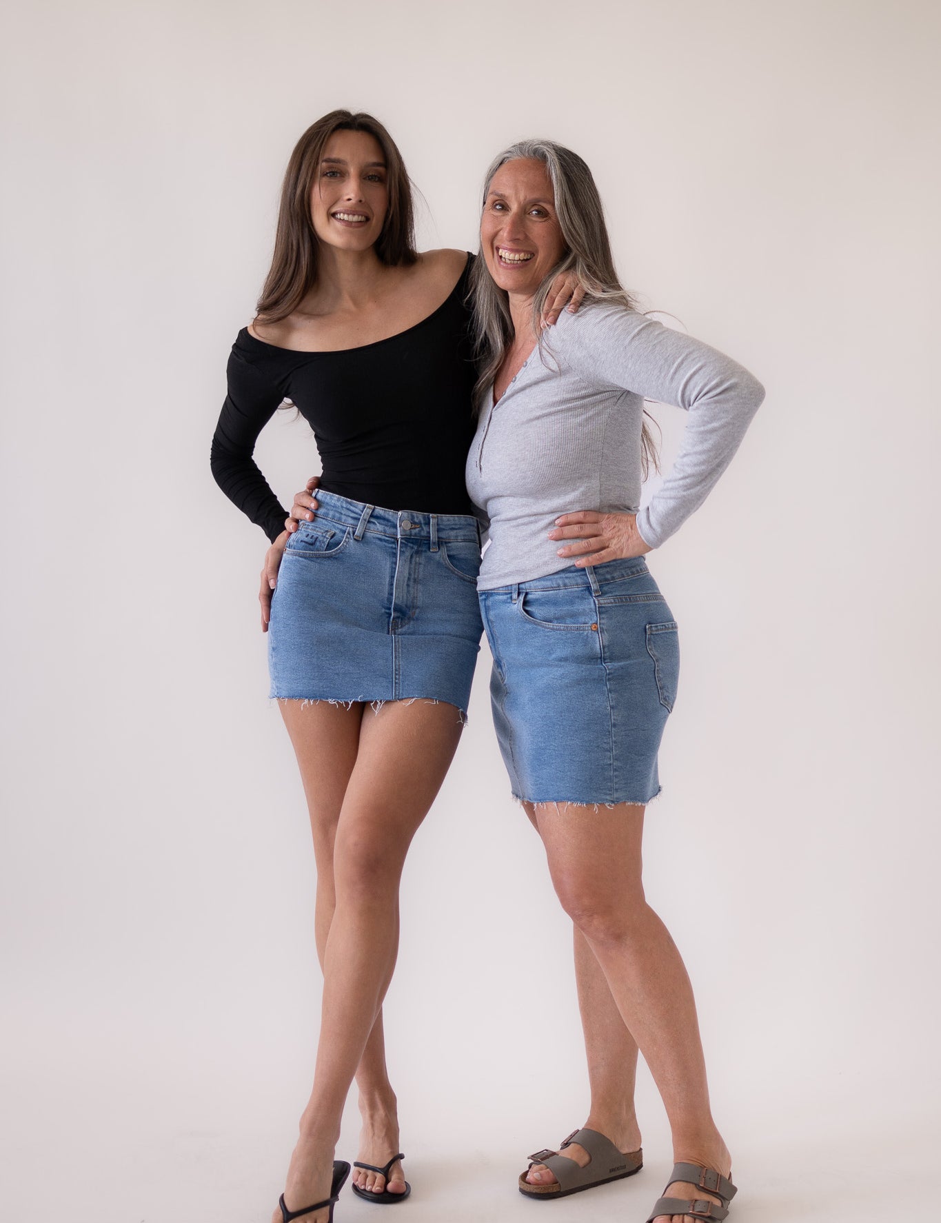MINI SKIRT - LIGHT BLUE