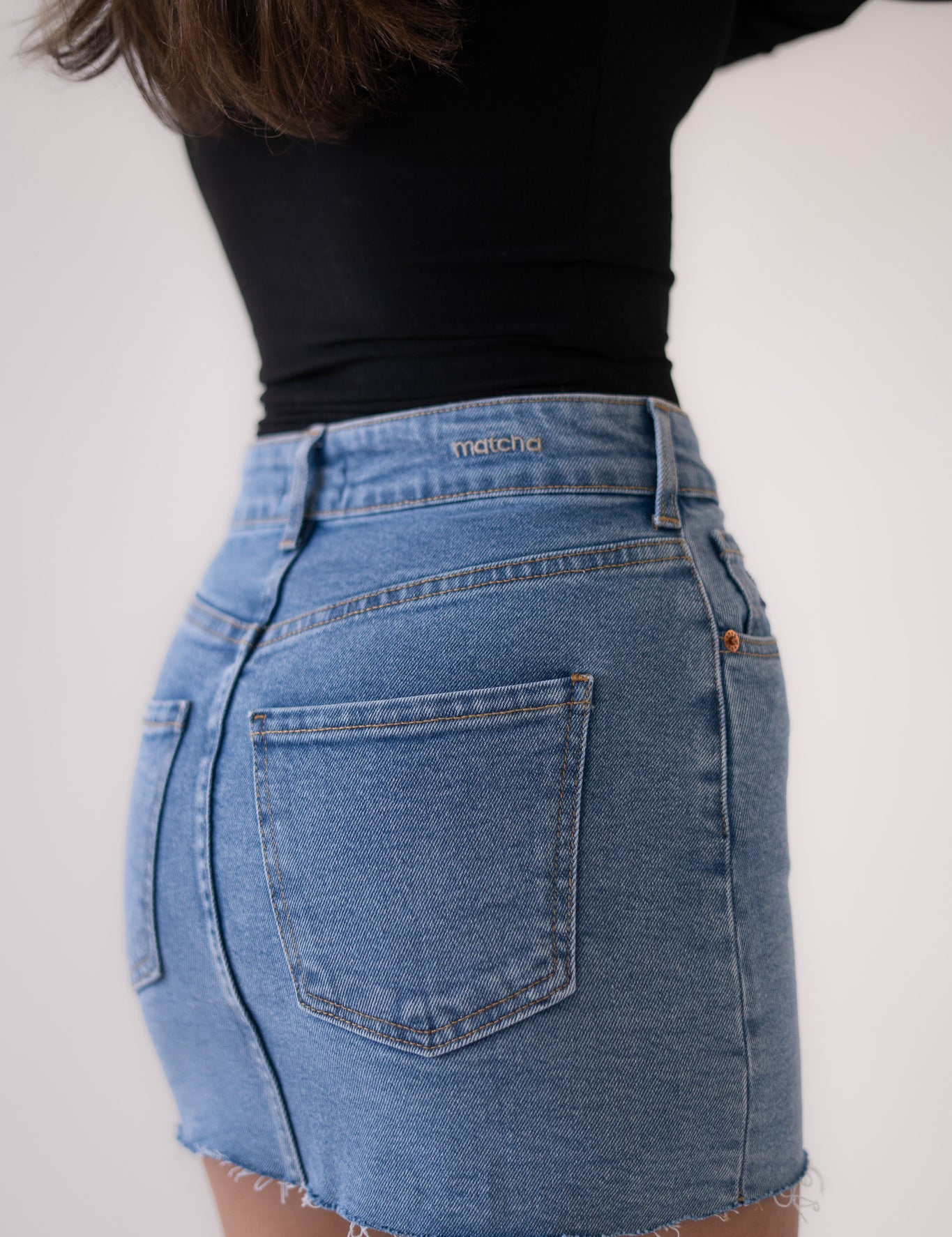 MINI SKIRT - LIGHT BLUE