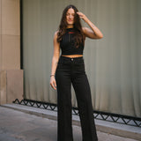 CULOTTE HIGH RISE - BLACK