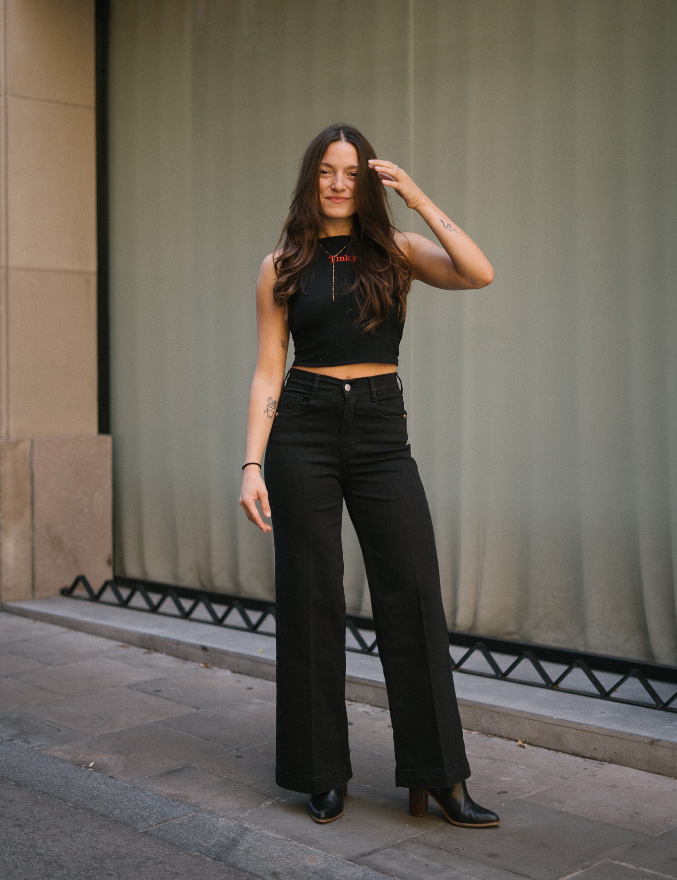 CULOTTE HIGH RISE - BLACK