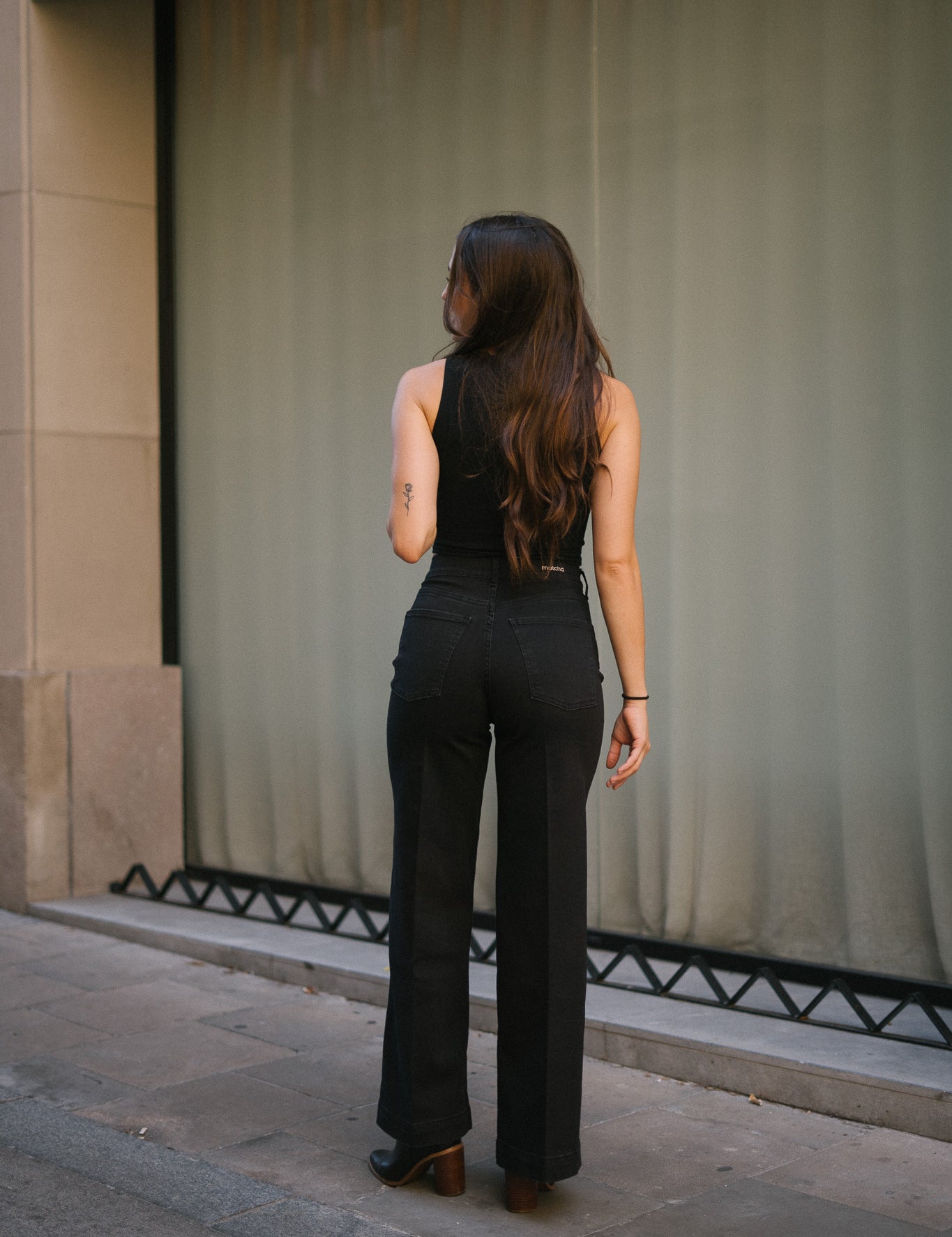 CULOTTE HIGH RISE - BLACK