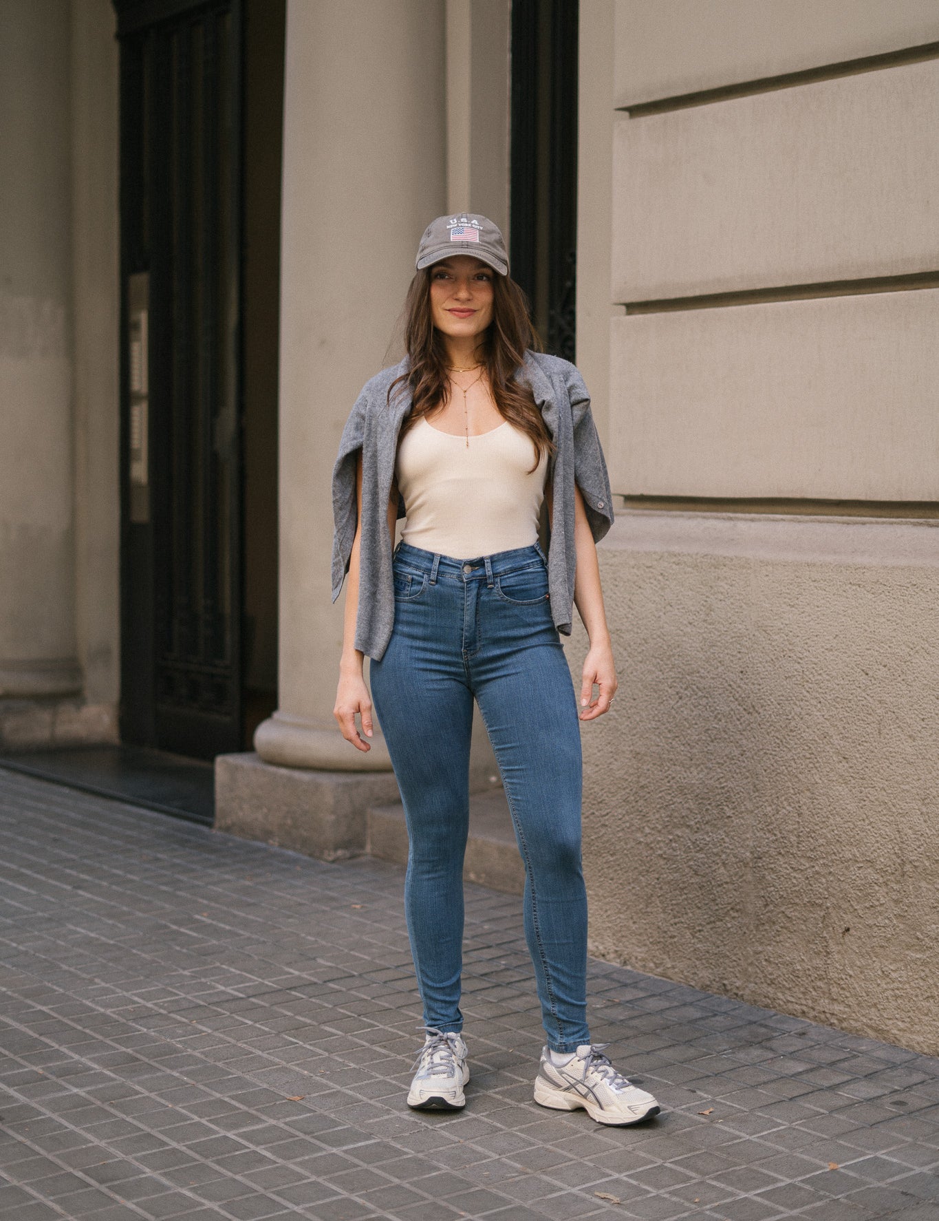 SKINNY HIGH RISE - BLUE