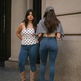 SKINNY HIGH RISE - BLUE