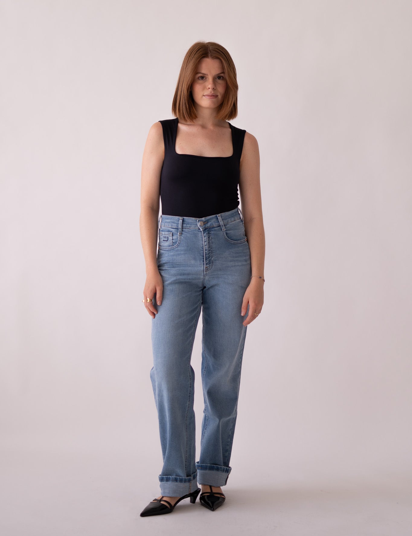 STRAIGHT HIGH RISE - LIGHT BLUE