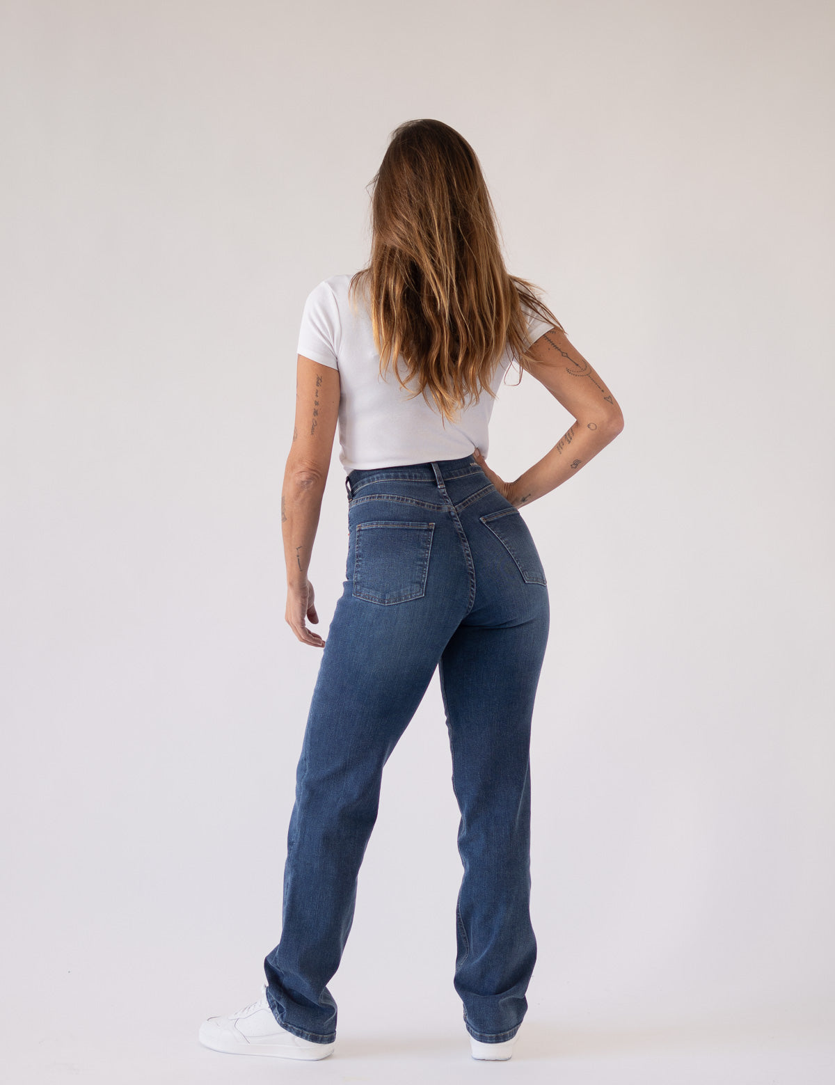 STRAIGHT HIGH RISE - BLUE