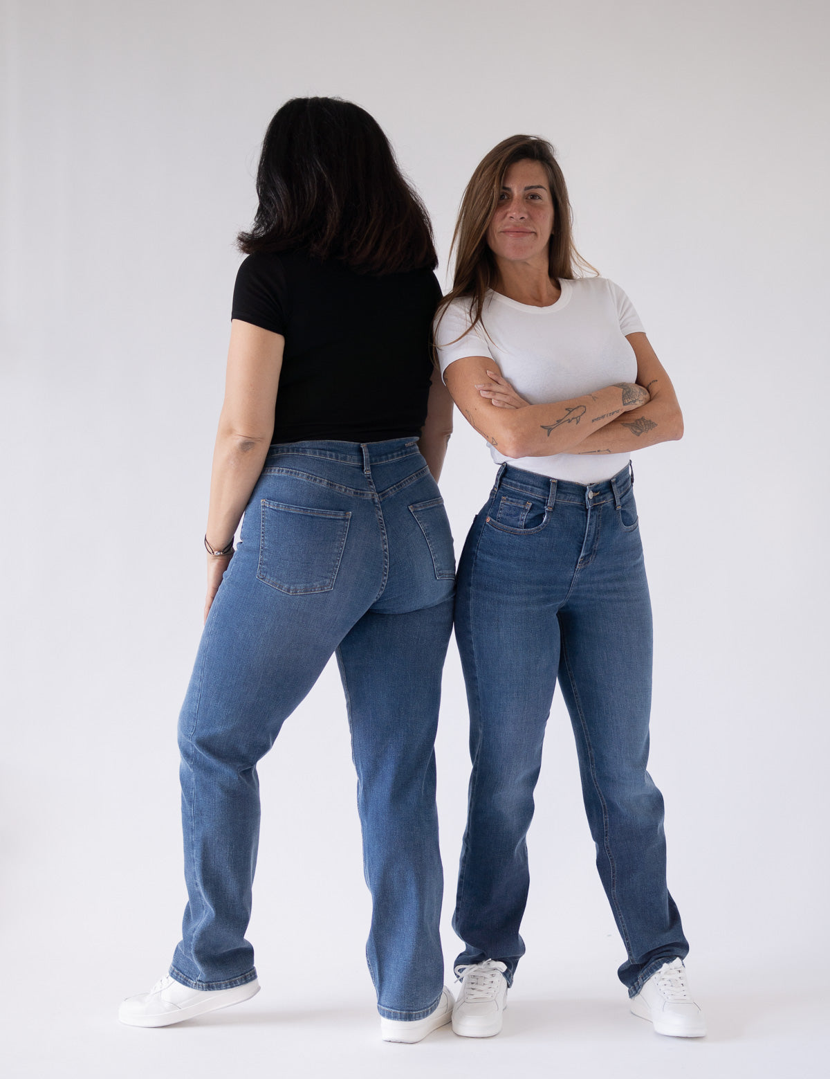 STRAIGHT HIGH RISE - BLUE