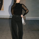 BAGGY TATXES PLATEJADES - BLACK