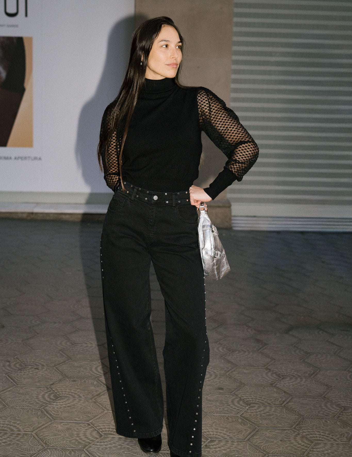 BAGGY TATXES PLATEJADES - BLACK