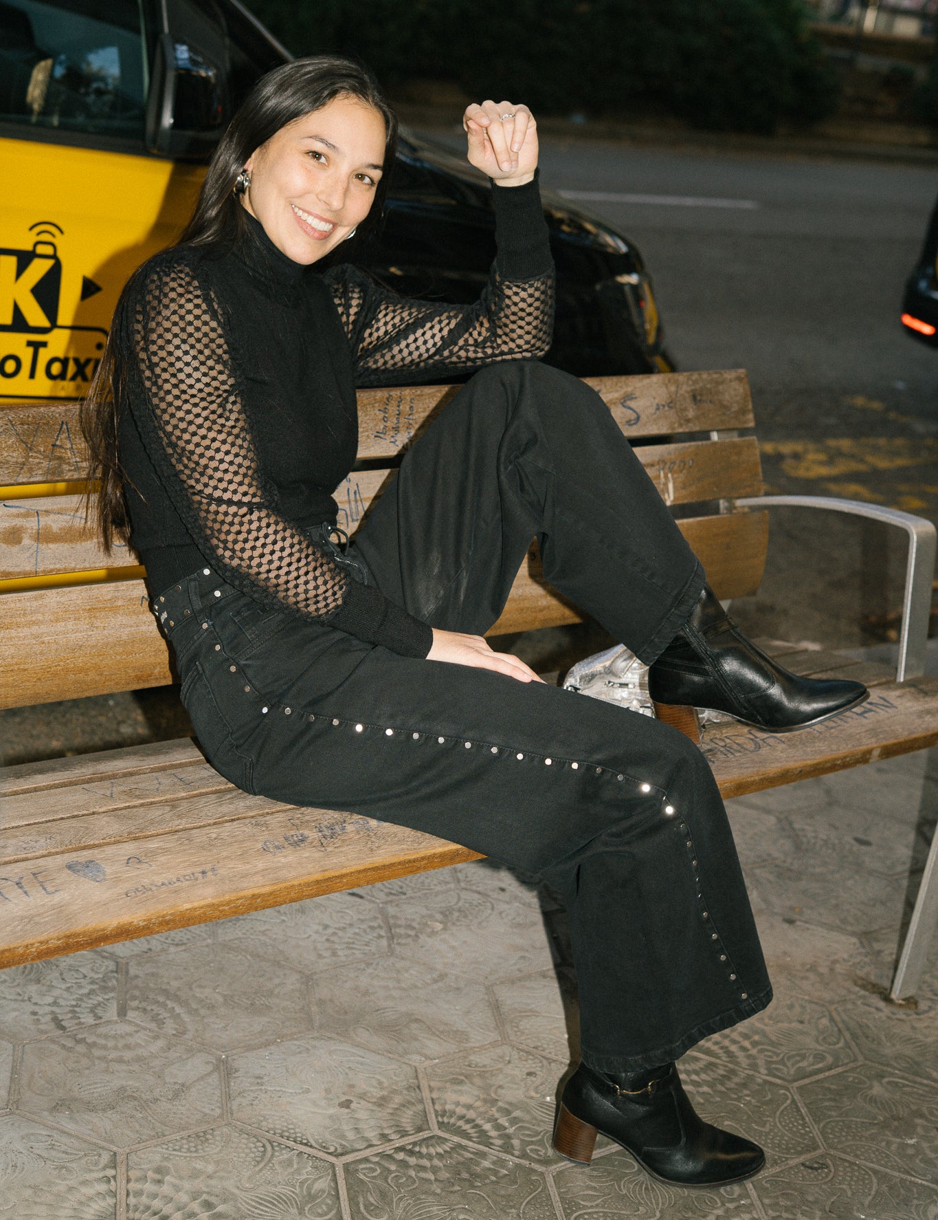 BAGGY TATXES PLATEJADES - BLACK