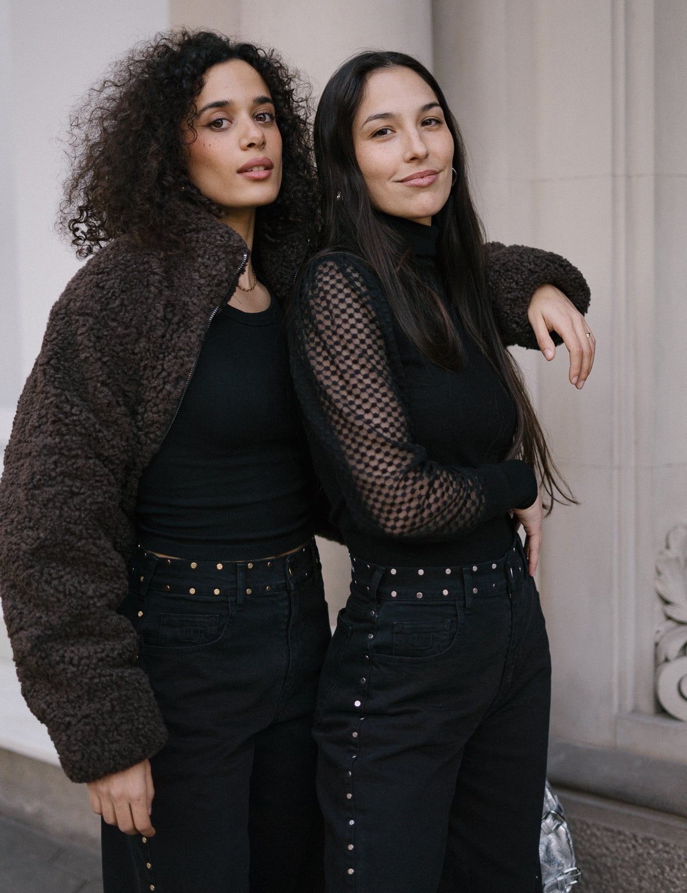 BAGGY TATXES DAURADES - BLACK