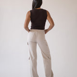 CARGO HIGH RISE - BEIGE