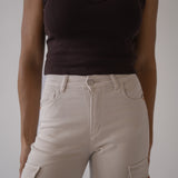CARGO HIGH RISE - BEIGE