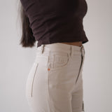 CARGO HIGH RISE - BEIGE