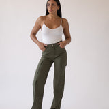 CARGO HIGH RISE - KHAKI