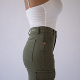 CARGO HIGH RISE - KHAKI