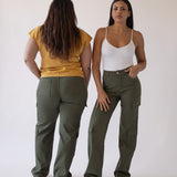 CARGO HIGH RISE - KHAKI
