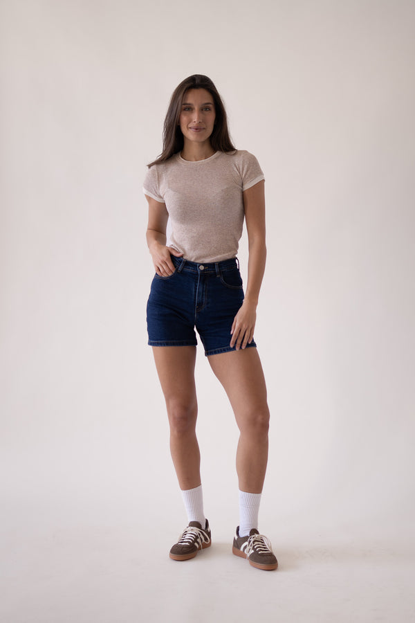 RELAXED SHORTS - DARK BLUE