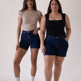 RELAXED SHORTS - DARK BLUE