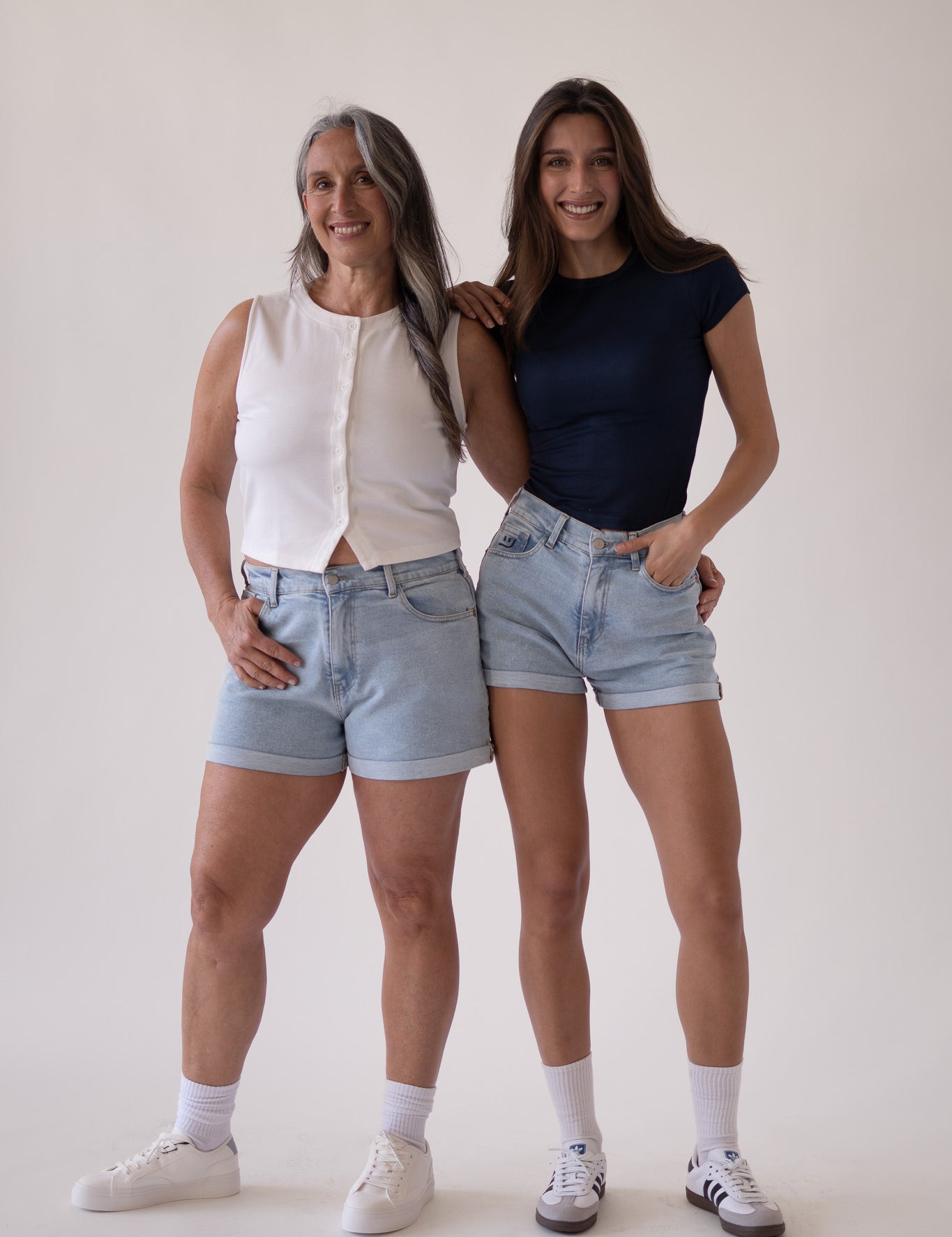 SHORTS ROLL UP - LIGHT BLUE