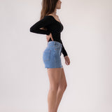 MINI SKIRT - LIGHT BLUE