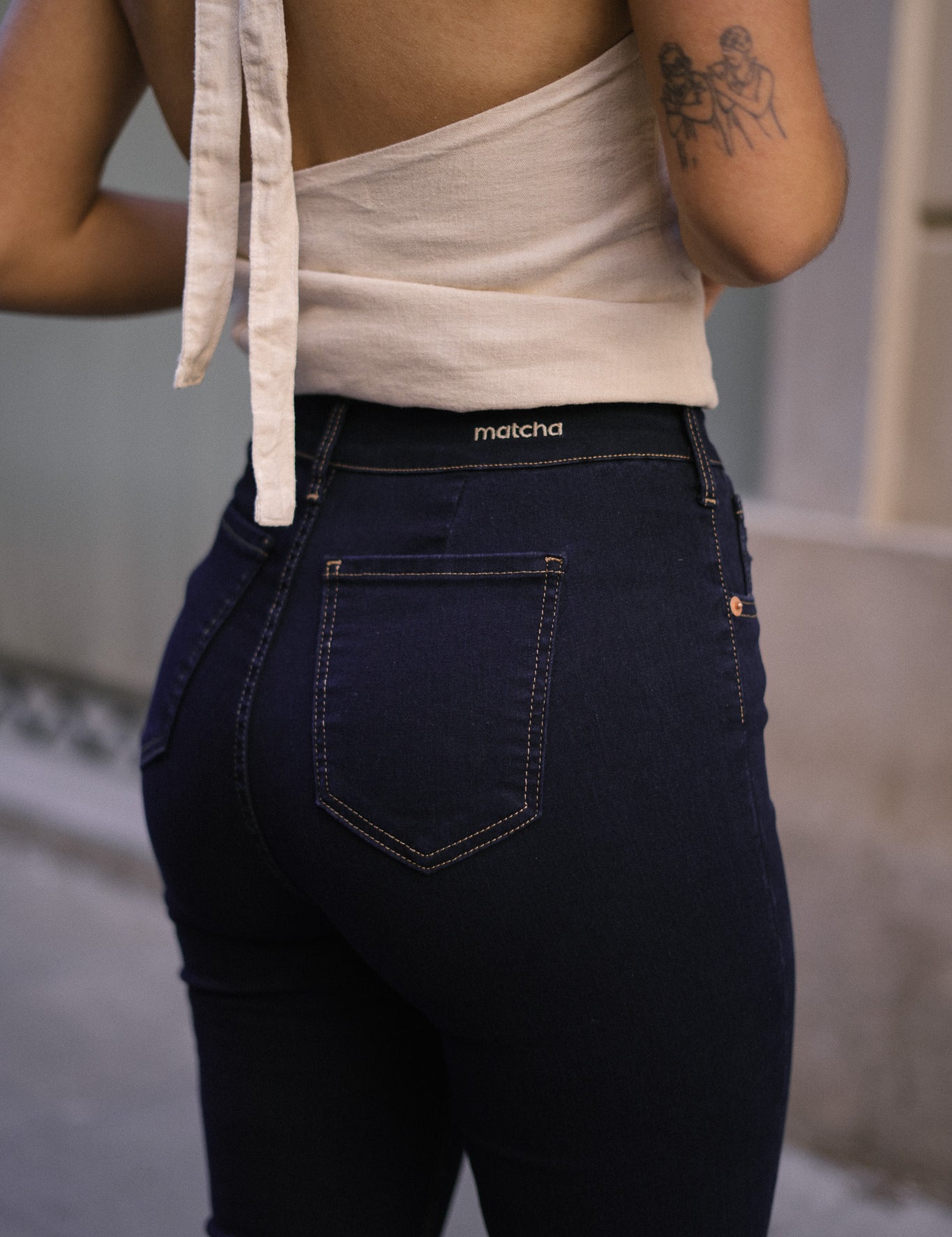 CAPRI HIGH RISE - RAW DENIM