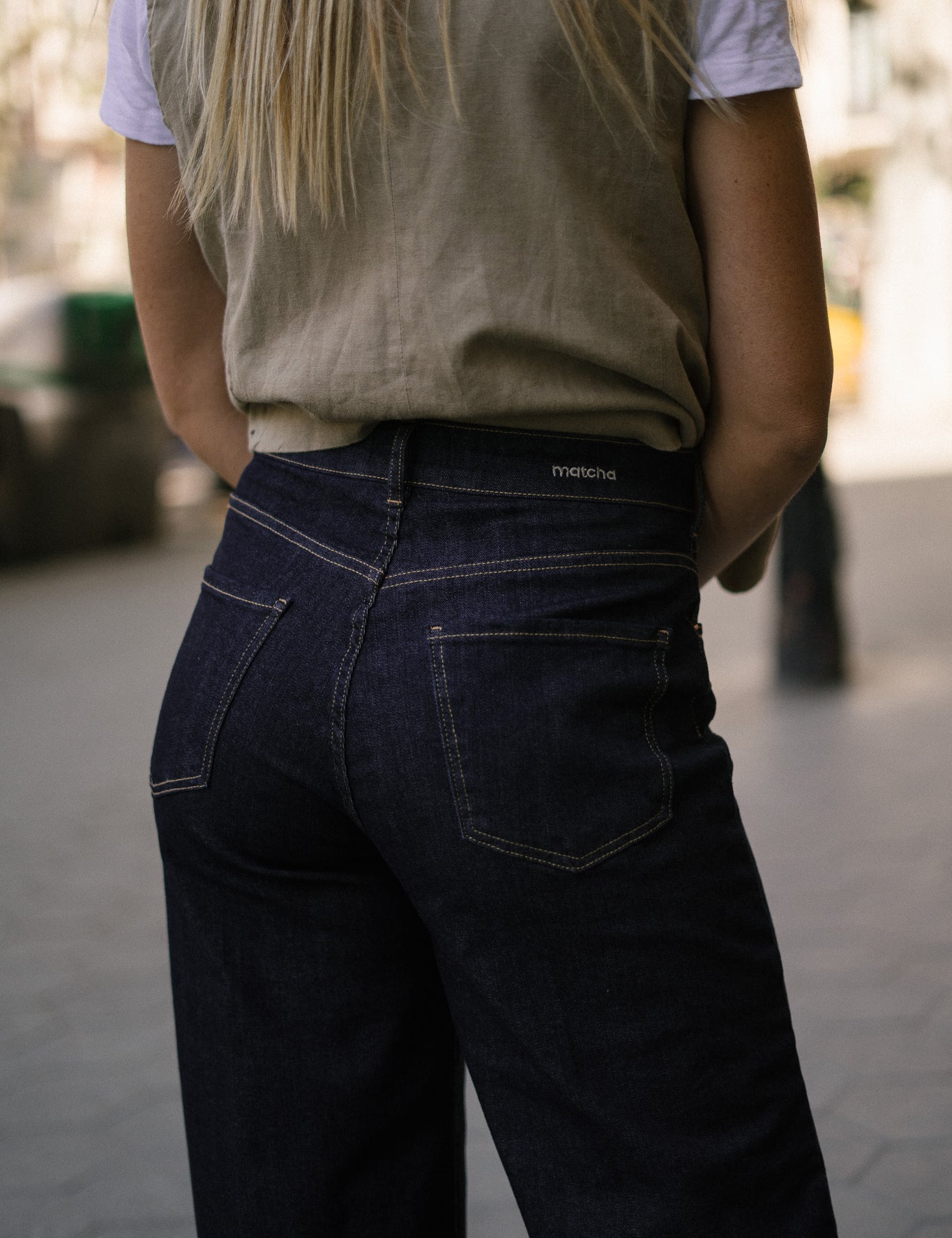 CULOTTE TALL HIGH RISE - RAW DENIM