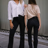 70'S FLARE TALL HIGH RISE - RAW DENIM