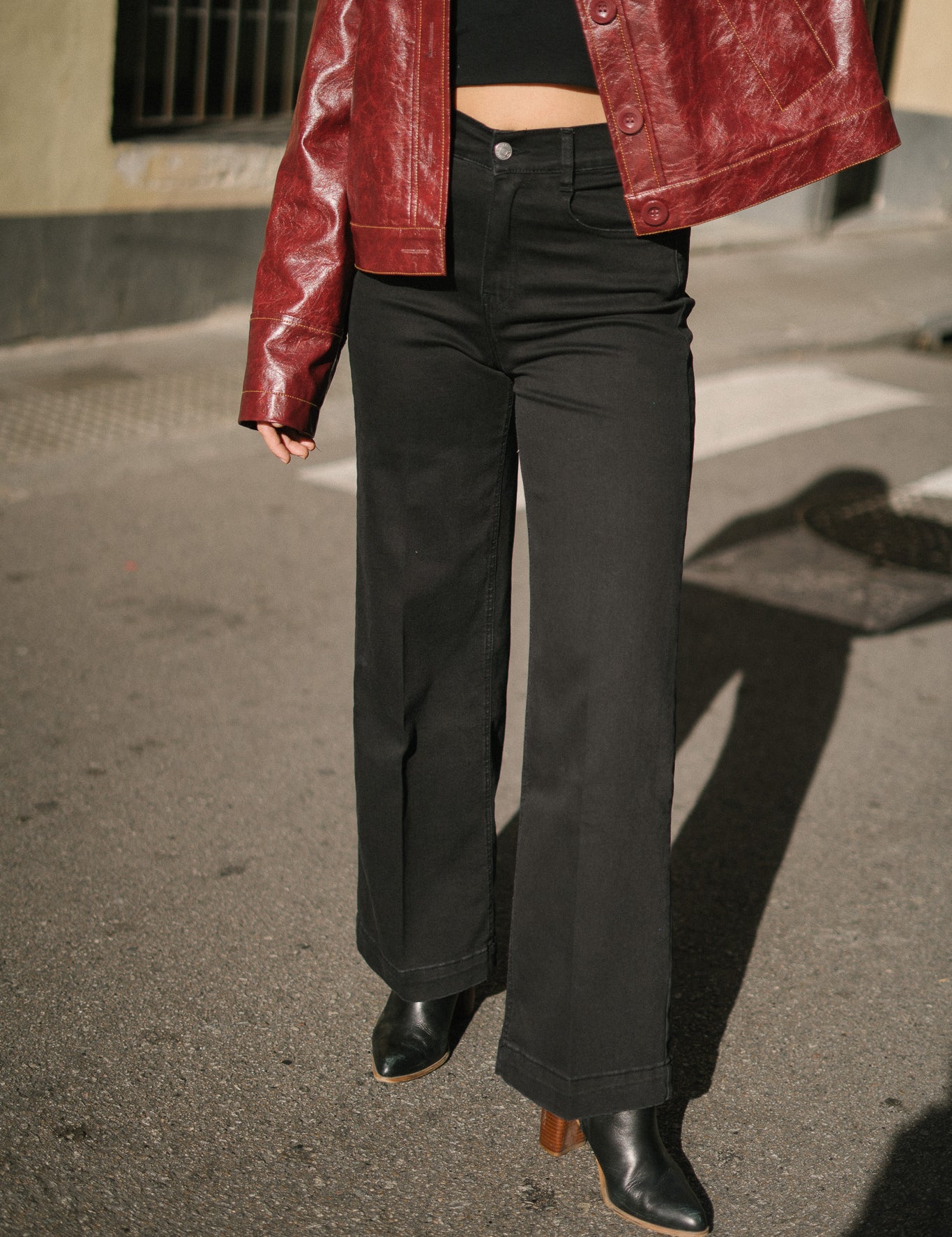 CULOTTE HIGH RISE - BLACK