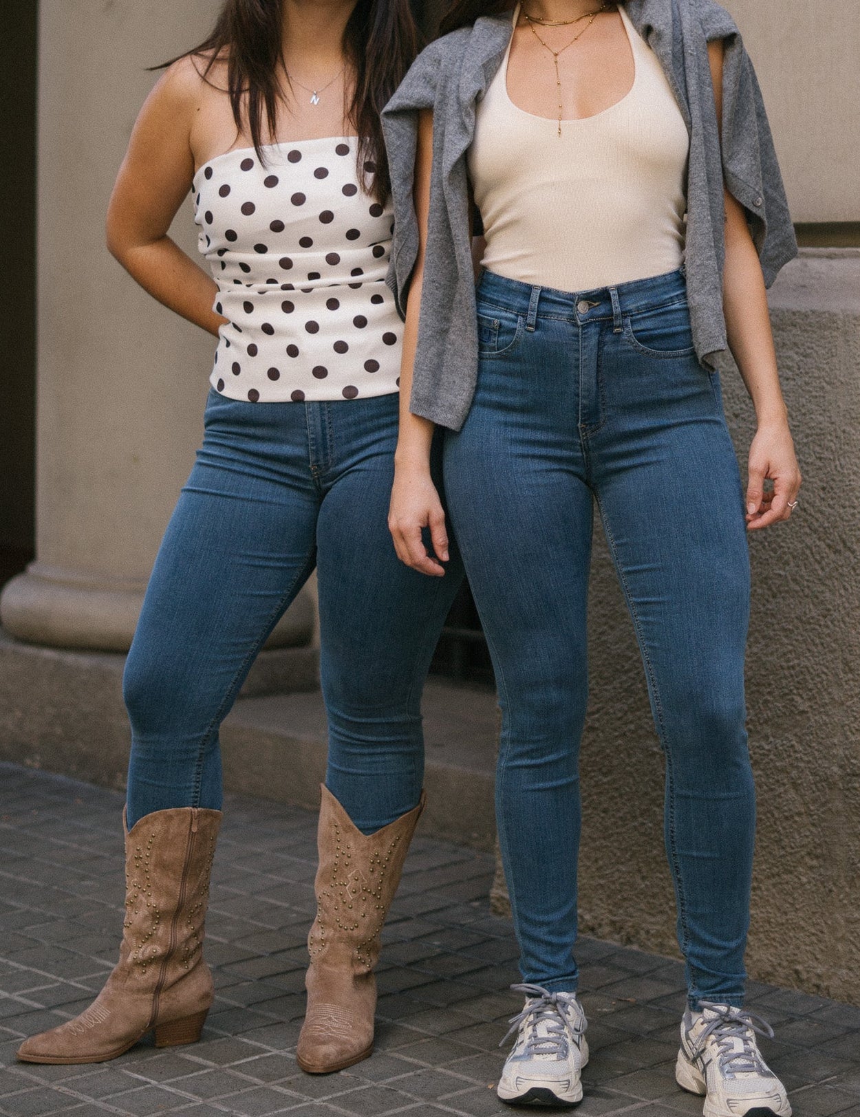 SKINNY HIGH RISE - BLUE