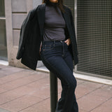 70'S FLARE HIGH RISE - RAW DENIM